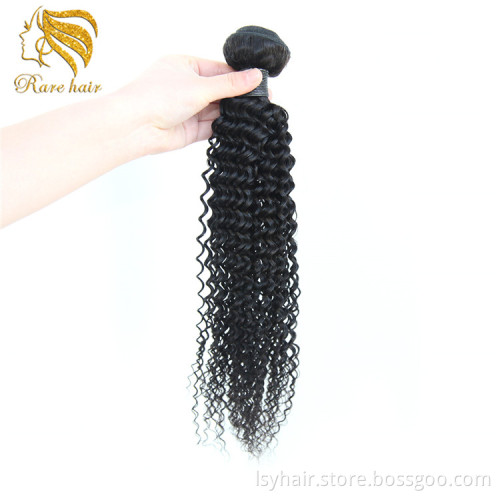 Lsy Best Factory Wholesale Peruvian 100% Human Hair Extensions, Kinky Curly Virgin Hair Weave Double Drawn Curly Hair Weaves